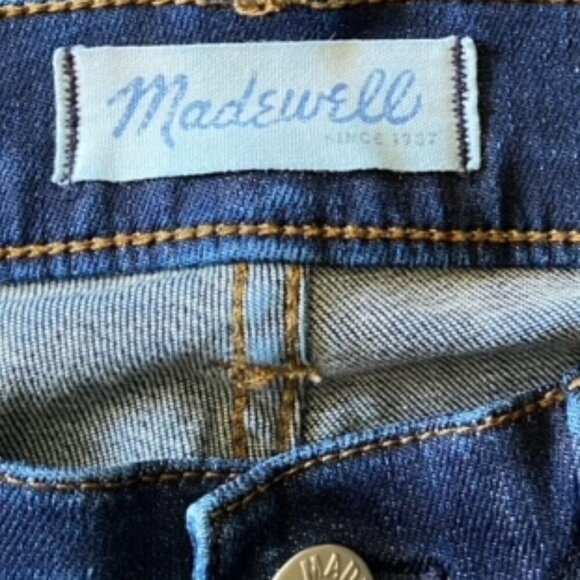 Madewell Alley Straight Leg Jeans with Raw Hem 24 - Picture 2 of 7
